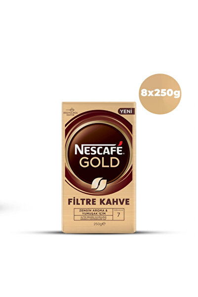Nescafe Gold Filtre Kahve 8x250g
