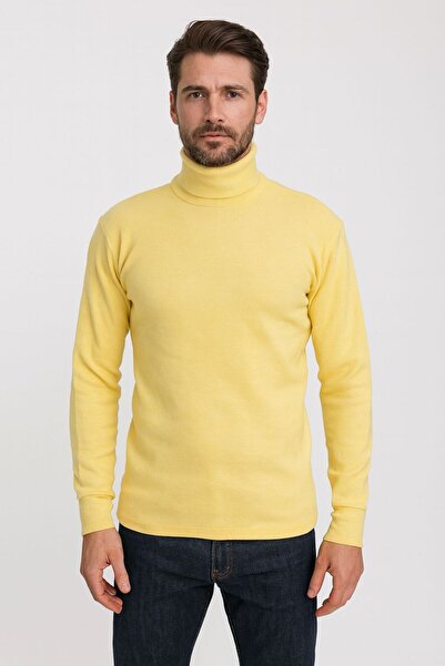 Gold Vitray Men's Slim Fit briefcase made of fine knitwear – elegant, warm an...