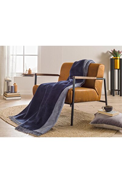 Özdilek Двосторонній плед з бахромою 130 x 170 см