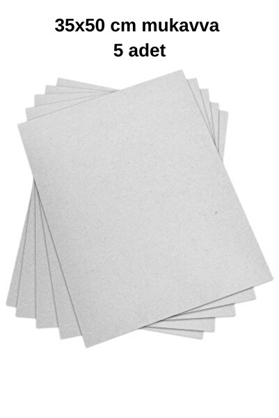 Glanart 35x50 cm beyaz renk mukavva kartonu 5 adet