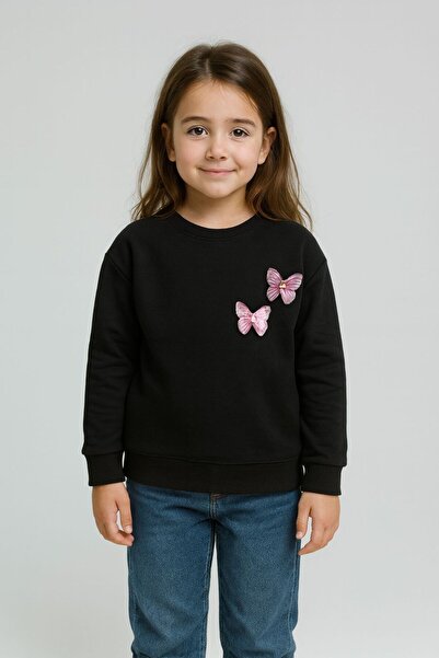 Ugly Duck ПУЛОВЕР С ПЕПЕРУДА ЗА ВЪЗРАСТ 5-14 ГОДИНИ - ЧЕРЕН