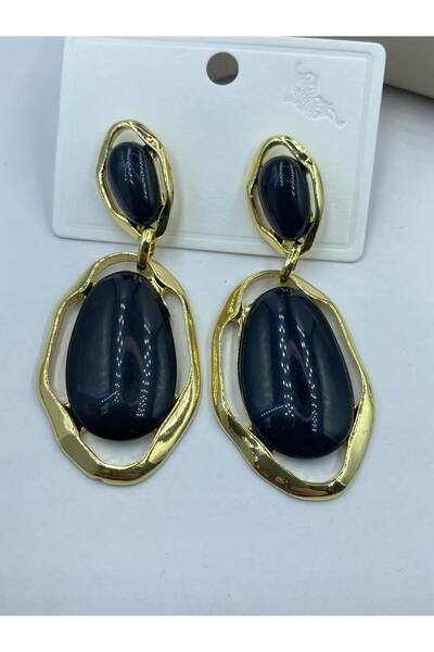 Bluw Jewelry أقراط عصرية منقوشة متدلية