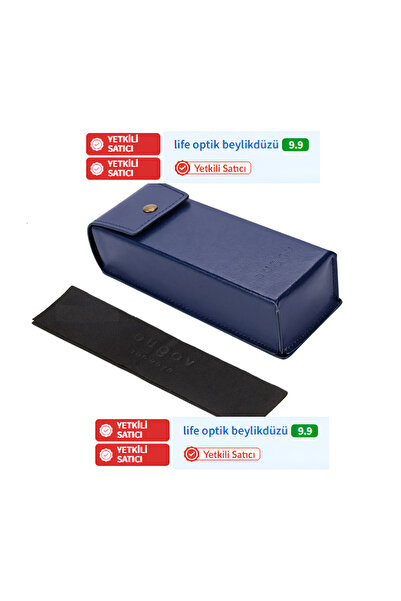 Vogue GÜNEŞ GÖZLÜĞÜ KUTUSU LACİVERT KÖŞELİ
