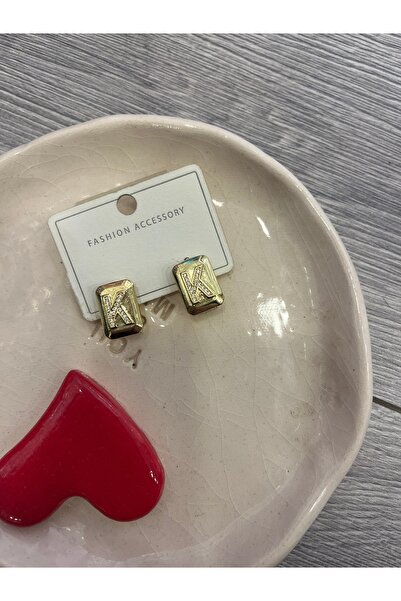 gozdeasutayaccessory Letter K Earrings