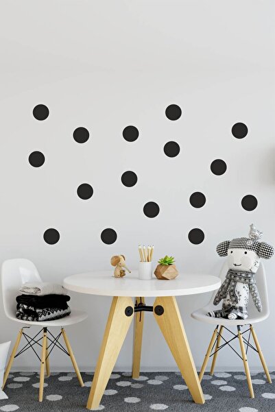 Hediyeni Al Polka Dot Sticker Polka Sticker Label 5 cm 130 Pieces