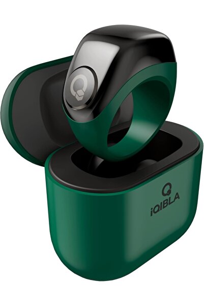 iqibla خاتم ذكر ذكي من جود، عداد تسبيح، شاشة OLED، مقاوم للماء بمعيار IP67، 3 أحجام، وحافظة شحن