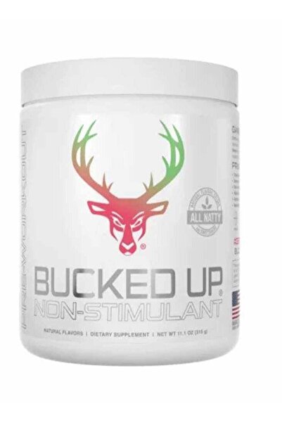 BUCKED UP مكمل غذائي قبل التمرين بدون منبهات - بنكهة الفراولة والكيوي (30 حصة)