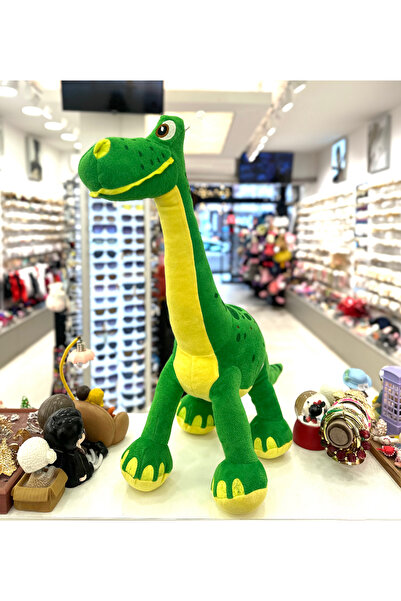 GLOW ACCESSORIES BAE Sevimli Yeşil Dinazor Peluş Oyuncak 55 Cm