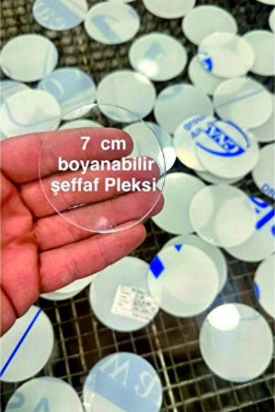 HARPİES Yuvarlak Pleksi Magnet | Boş Boyamaya Uygun Şeffaf Magnet | 7 cm çap ...