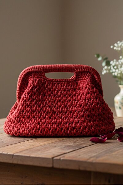 Uretti - Beyza 9093 4210 Handmade Macrame Thread Scholarship Clutch Bag / 16 ...
