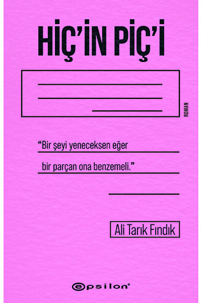 Epsilon Yayınevi Hiç'in Piç'i