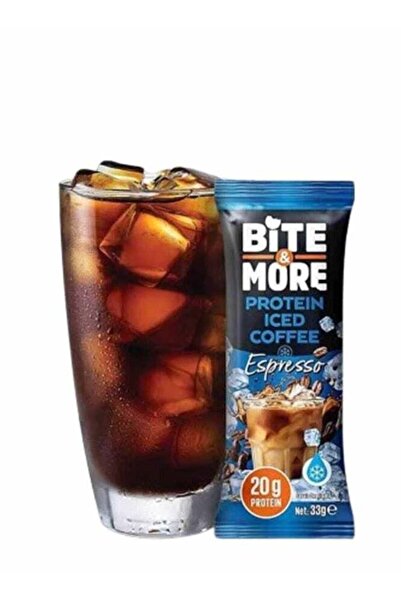 bite & more قهوة مثلجة غنية بالبروتين، بنكهة الإسبريسو 33 غرام