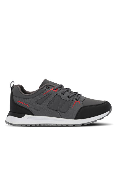 Slazenger Outback I Men's Dark Gray / Red Casual Sneakers