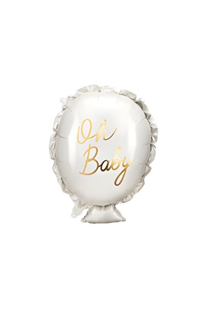 BEST PARTİ Gold Oh Baby Written Foil Balloon