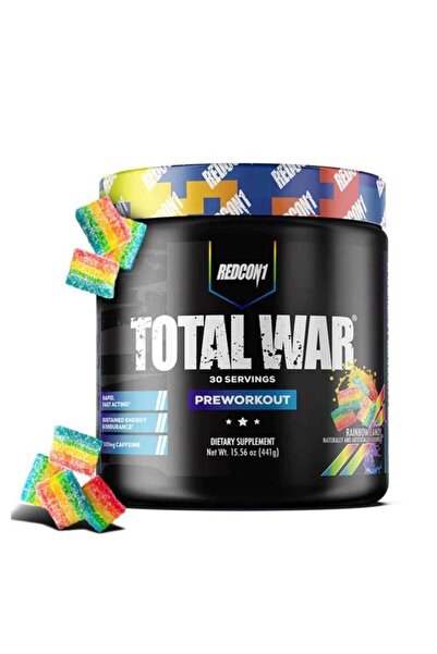 REDCON1 حلوى قوس قزح قبل التمرين من توتال وور، 30 حصة، 441 غرام