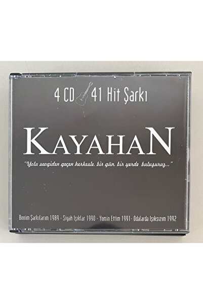 Yaşar Kekeva Plakçılık Kayahan 4 Cd 41 Hit Song in Set 4 Cd (قرص مضغوط للطبعة...