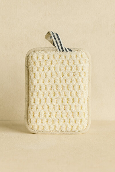 Şahane Pazar Natural Bath Scrubber Skin Exfoliating Purifying Deep Cleaning Washcloth Textured Shower Scrubber Shn-1421