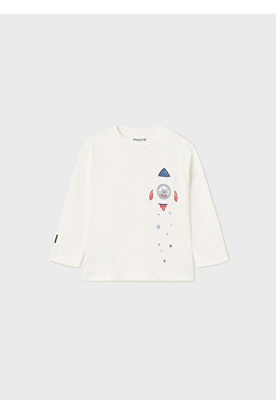 MAYORAL White Baby T-Shirt White