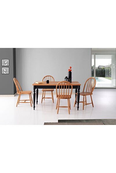 VRL Cottage 135 Ahşap Ayaklı Mutfak Cafe Masası