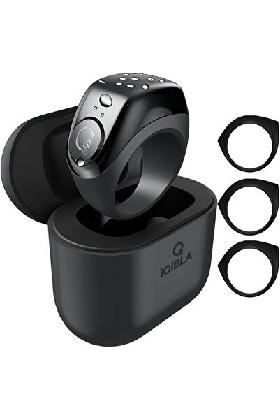 iqibla خاتم ذكر ذكي من جود، عداد تسبيح، شاشة OLED، مقاوم للماء بمعيار IP67، 3 أحجام، وحافظة شحن