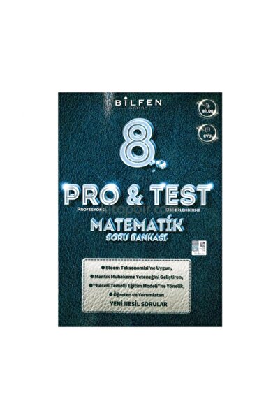 Bilfen Yayıncılık 8. Sınıf Lgs Pro & Test Matematik Soru Bankası Yeni 2020