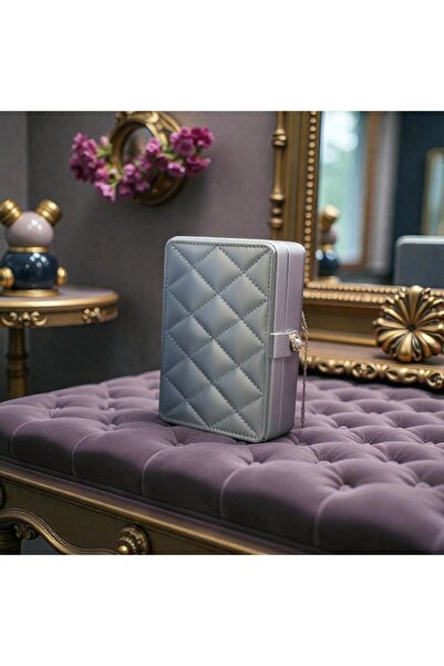 Kuzey Tacı صندوق مخصص للمجوهرات والمكياج مغطى بالجلد إنتاج خاص VIP