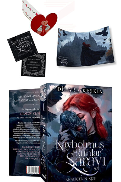 İndigo Kitap Kaybolmuş Ruhlar Sarayı 1 (KARTONKAPAK) Özel Tasarım Kalp Ayraç ...