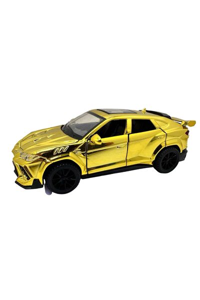 JPT Lamborghini Urus Gold Diecast Model 1:32 cu lumini