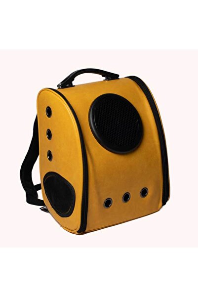 PisiMall Ghiozdan transport animale piele ecologică, 30x20x40 cm