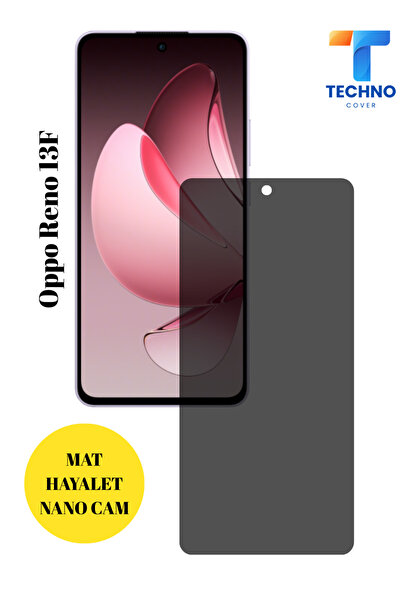 foxpower Oppo Reno 13F Hayalet Cam Mat Nano Ekran Koruyucu Darbelere Karşı Da...