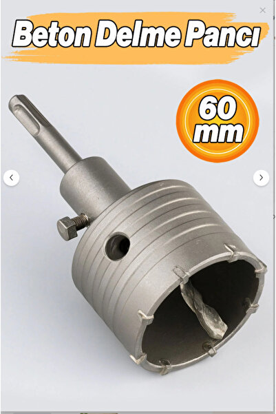 Nms SDS Elmas Beton Delme Pançı 60 MM Profesyonel Duvar Tuğla Beton Delme Ucu...