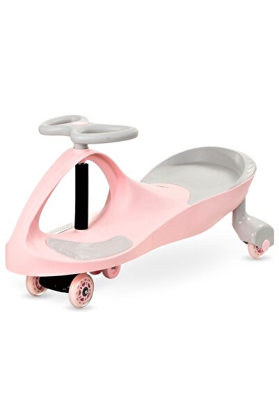TWISTCAR Vehicul pentru copii - Roți luminoase roz pastel!