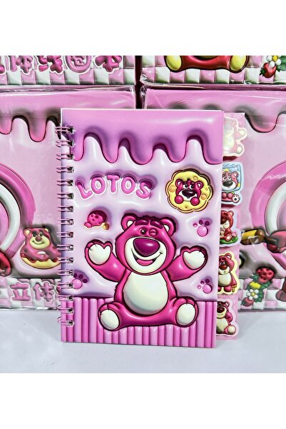 Ctc Gümrük Ürünleri Cute Lotus Bear Sticker Book (12X16Cm)
