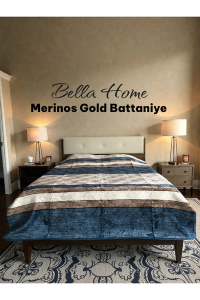 Bella Home Gold 4,5 Kg Çift Kişilik Kalın Battaniye - 200x240 - Orijinal Pvc ...