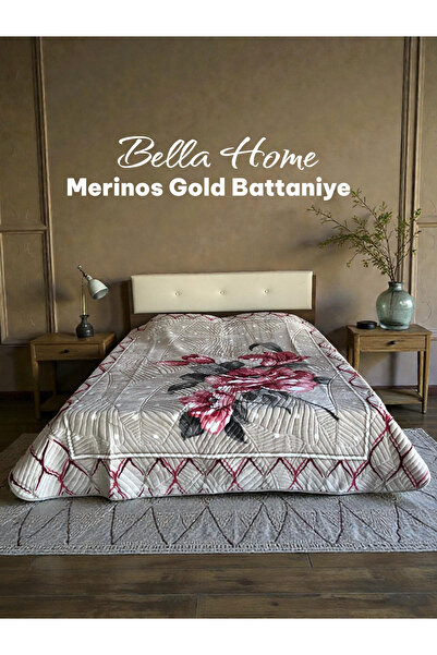 Bella Home Золота 4,5 кг двомісна товста ковдра - 200x240 - Оригінальна сумка...