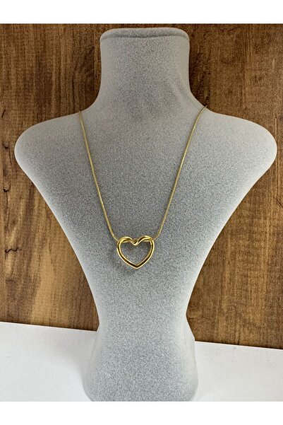 stainless steell KALP DETAYLI ÇELİK KOLYE