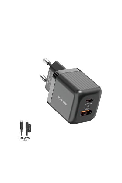 Green Lion شاحن حائط فائق الصغر بتقنية GaN بقدرة 20 واط يدعم الشحن السريع PD ...