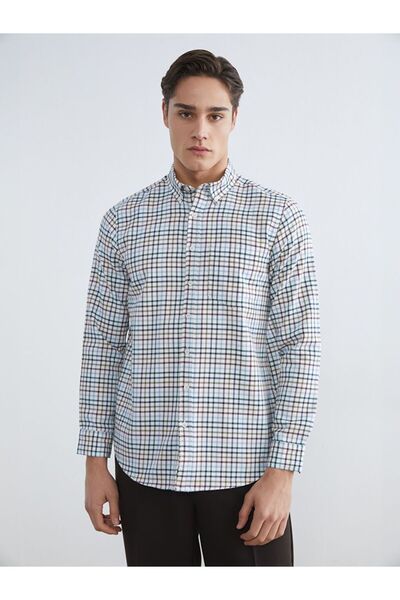 LC Waikiki Lcwaikiki Classic Regular Fit Plaid Men's Shirt