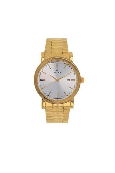 Titan 1712YM02 Gents Watch – Modern Stainless Steel Case, Stylish Dial, Comfo...