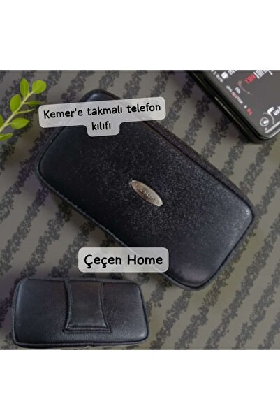 ÇEÇEN HOME Husă pentru telefon cu fermoar, care se atașează la centura, geant...