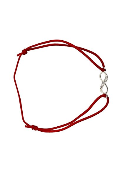 Flippy Adjustable Cord Bracelet, 925 Silver, Infinity with Mini Zirconias, Jo...