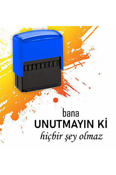 Hediyeni Al لا تنساني، لن يحدث شيء، تصميم خاص، ختم أسود