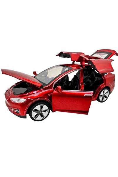 JPT Αντίγραφο Tesla Model X 1:32 Die-Cast με φώτα