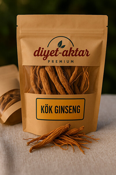 DiyetAktar Premium Kök Ginseng 50 gr – Diyetisyen Güvencesiyle %100 Doğal