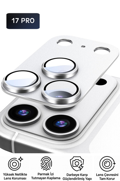 Tech&bello accessories واقي عدسة الكاميرا المتوافق مع آيفون 17 برو مع إطار مع...