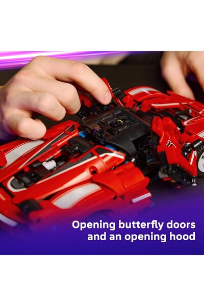 LEGO Technic Ferrari FXX K Race Car Model Building Kit (42212)