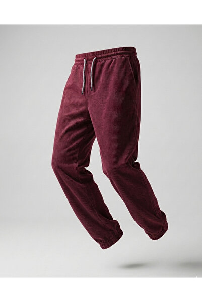 DenizEge Women's Velvet Trousers Plum