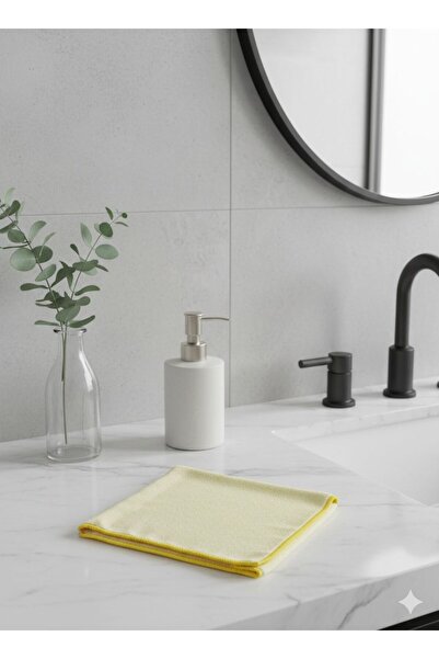 MaxCleanGrosmar Premium Ultra Absorbent Microfiber Cloth Size: 40X40 cm Color: Yellow