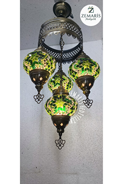 ZEMARİS HEDİYELİK El Yapımı Otantik Mozaik Avize
