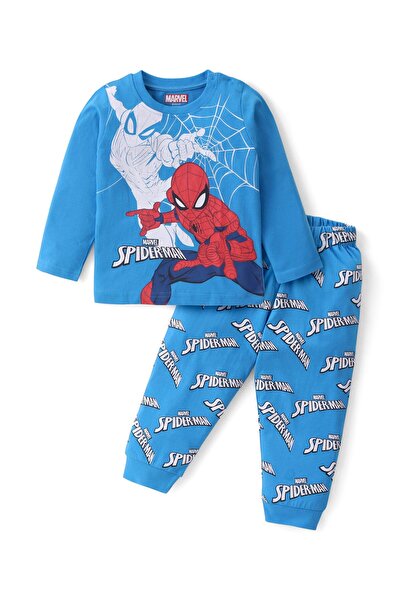 Babyhug Disney طقم بيجاما بأكمام طويلة من قماش جيرسي ناعم من بيبي هاج مارفل، ...